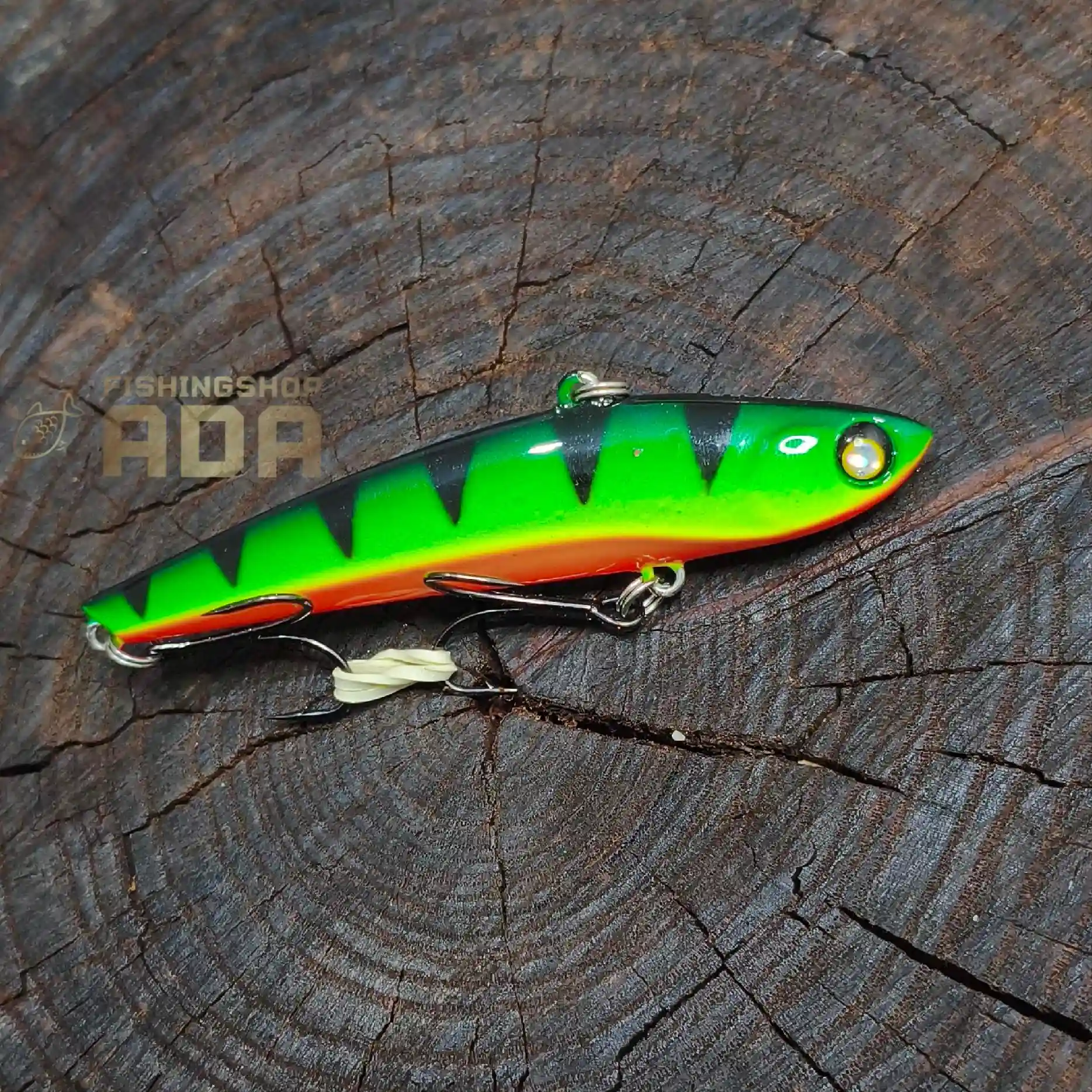 لور استخوانی ویبره کندر 10cm - سبز تایگر