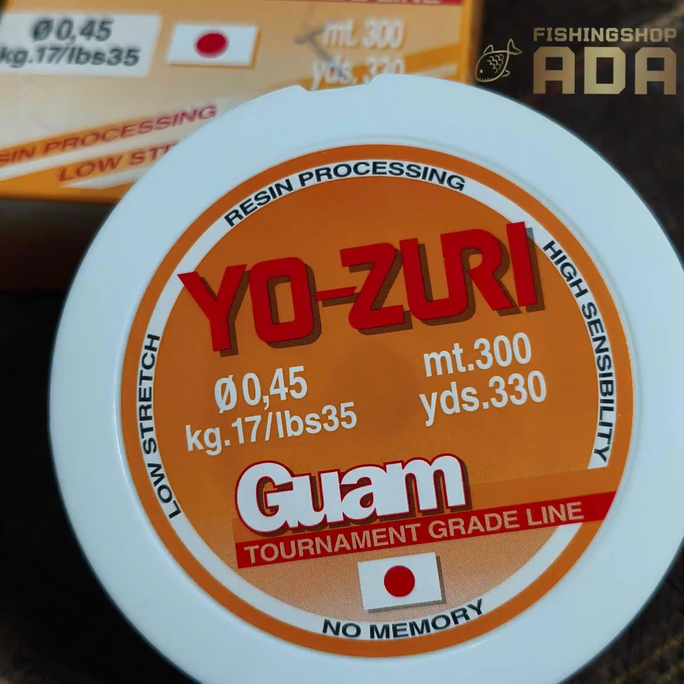نخ ماهیگیری نایلونی یوزوری مدل گوام 0.45mm - 300m
