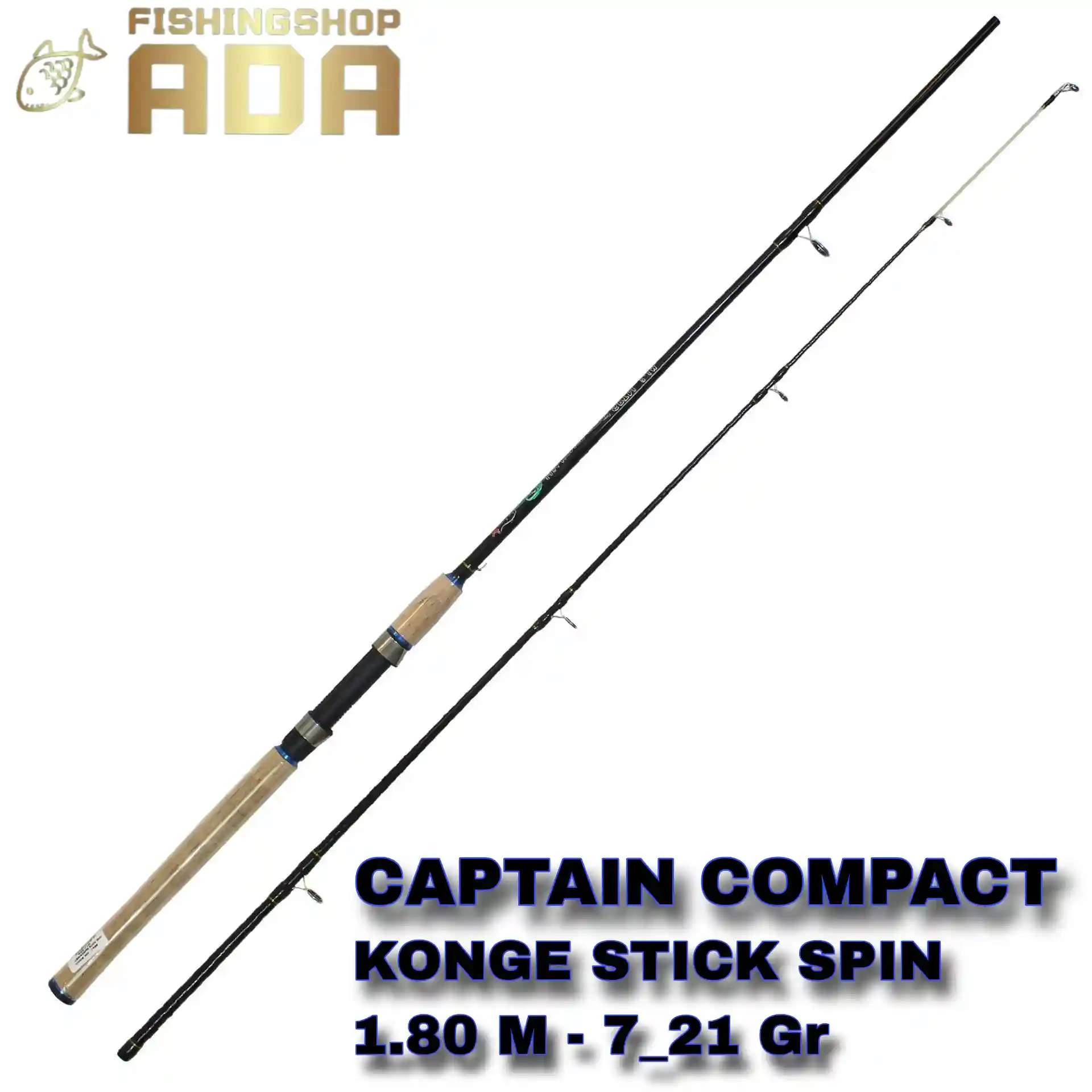 چوب ماهیگیری کاپیتان کامپکت اسپین 1.80 CAPTAIN COMPACT