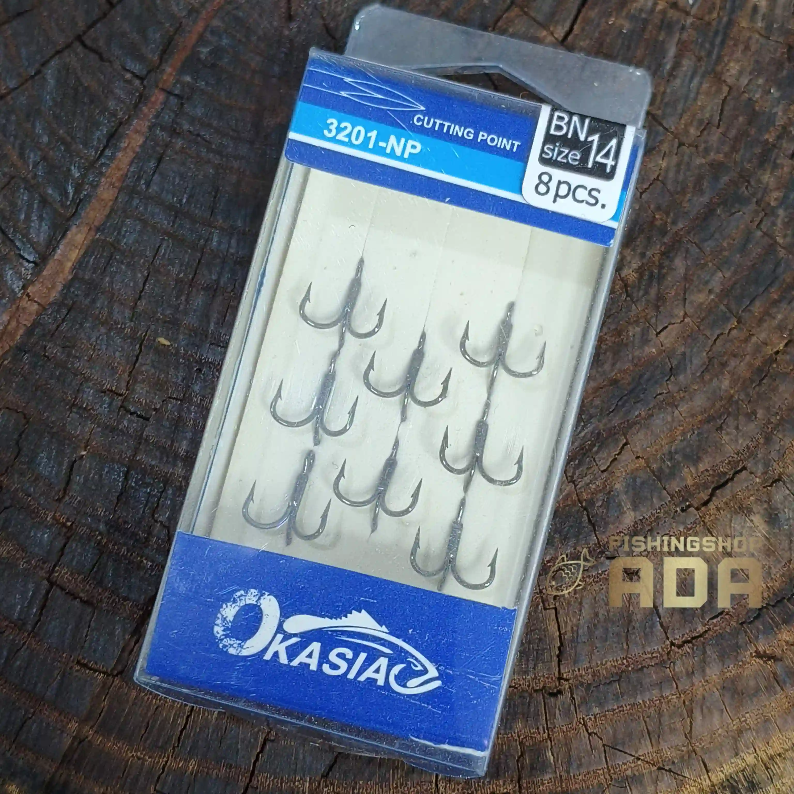 قلاب سه شاخ اوکاسیا - سایز 14 - OKASIA TREBLE HOOK