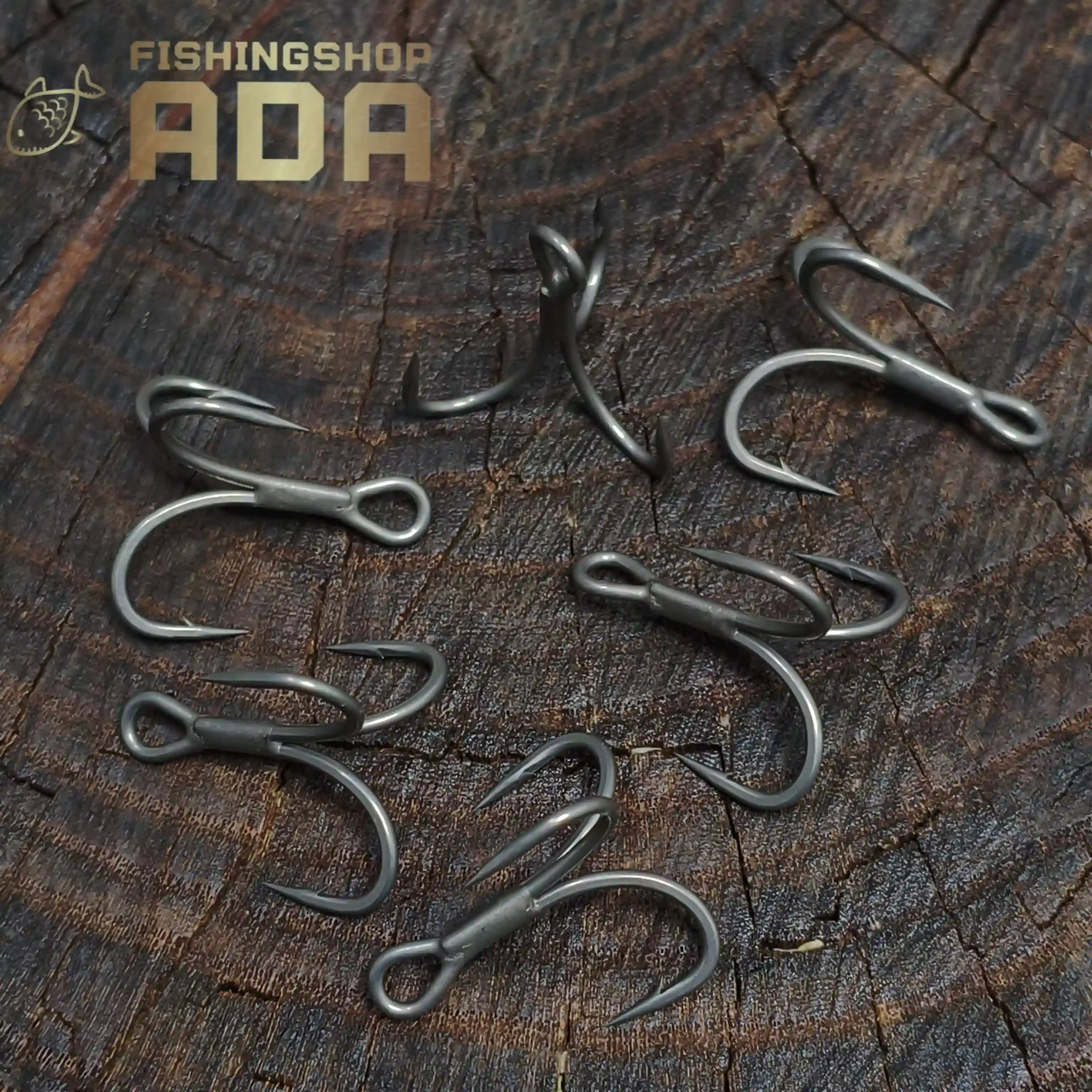 قلاب سه شاخ سایک - پک 5 عددی - سایز 2 - SIKE TREBLE HOOK