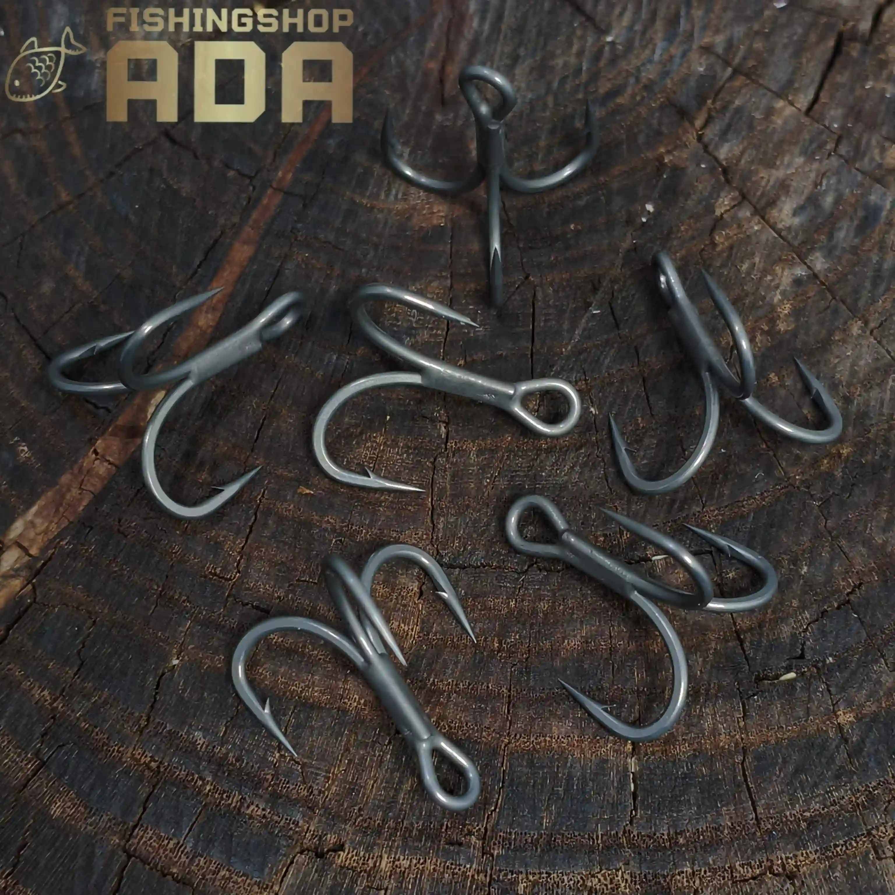 قلاب سه شاخ سایک - پک 5 عددی - سایز 4 - SIKE TREBLE HOOK