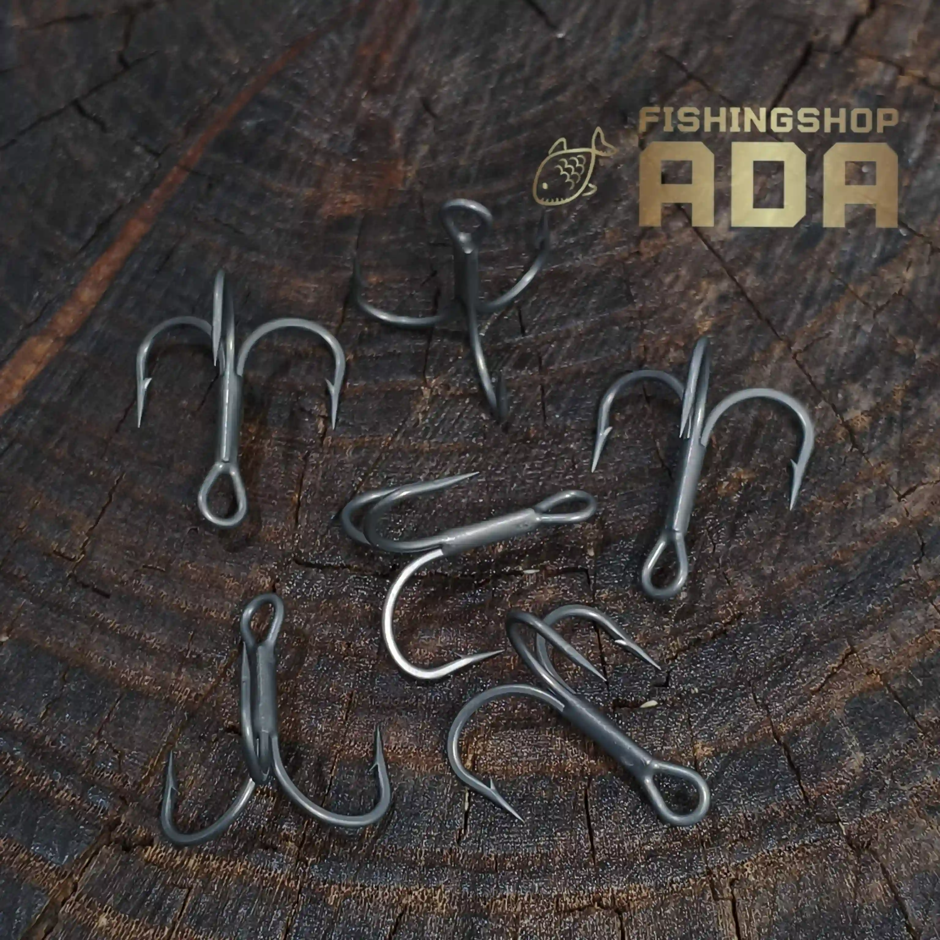 قلاب سه شاخ سایک - پک 5 عددی - سایز 6 - SIKE TREBLE HOOK