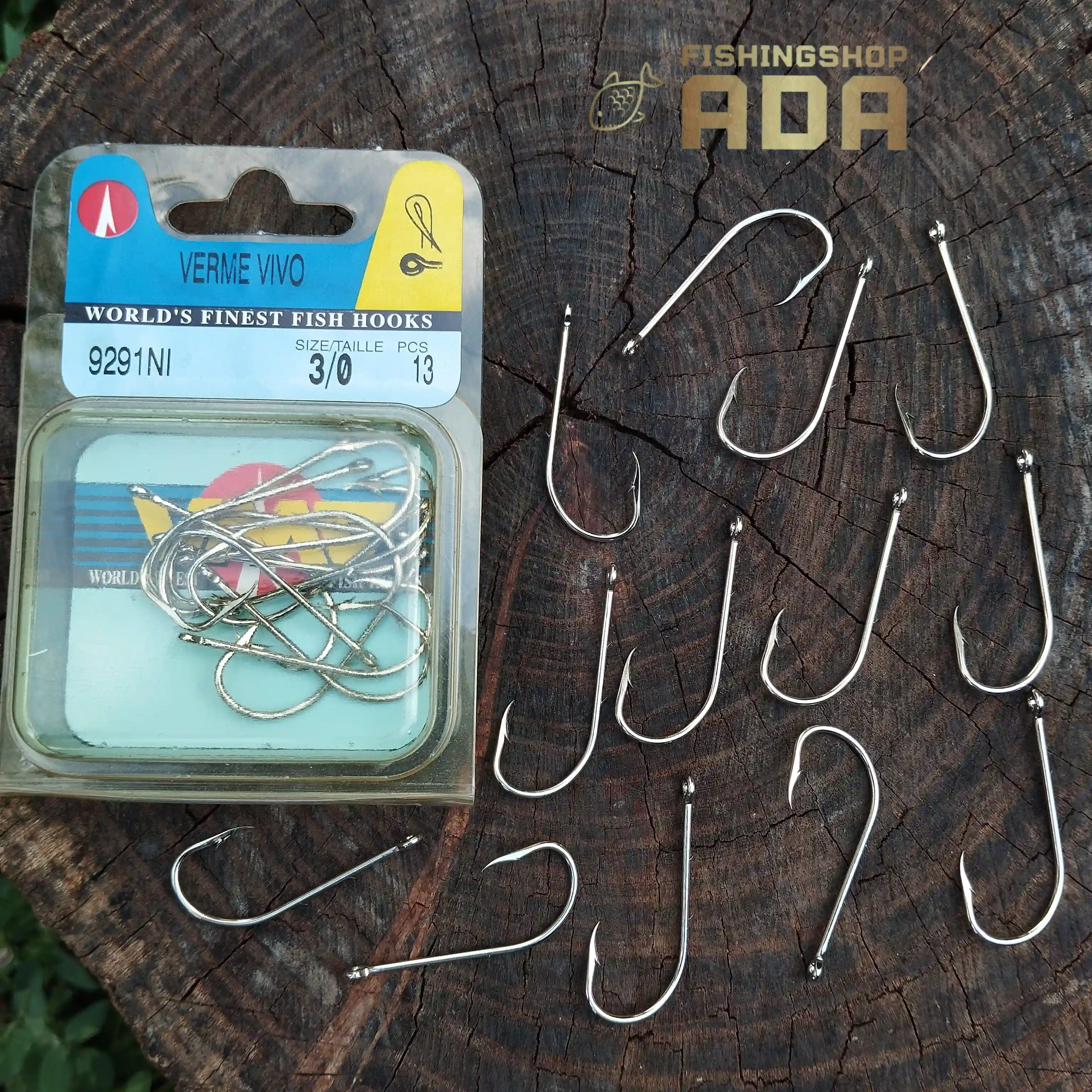 قلاب پایه بلند وی ام سی - سایز 3/0 - VMC VERME VIVO HOOK