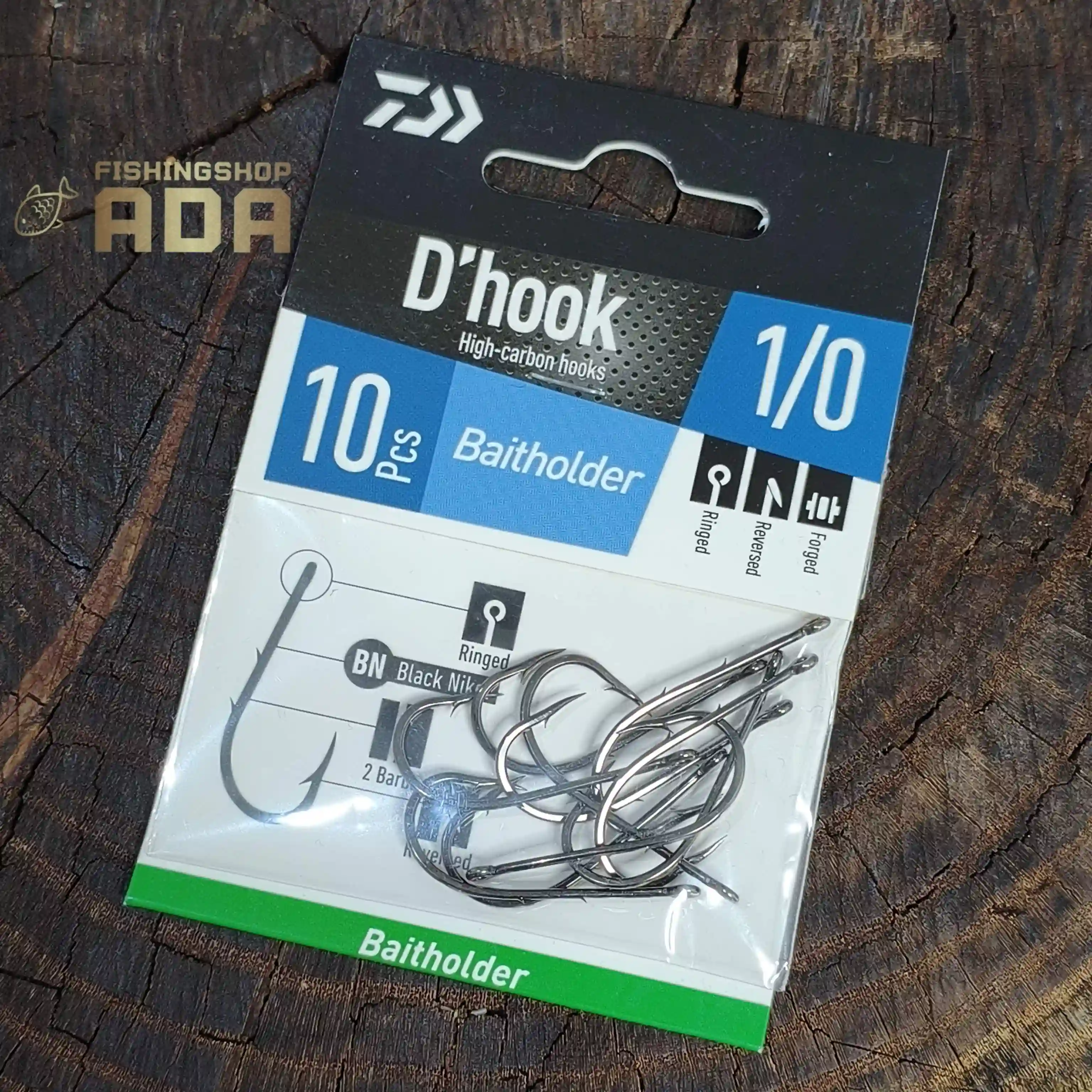 قلاب پایه بلند دایوا - سایز 1/0 - DAIWA D'HOOK BAITHOLDER