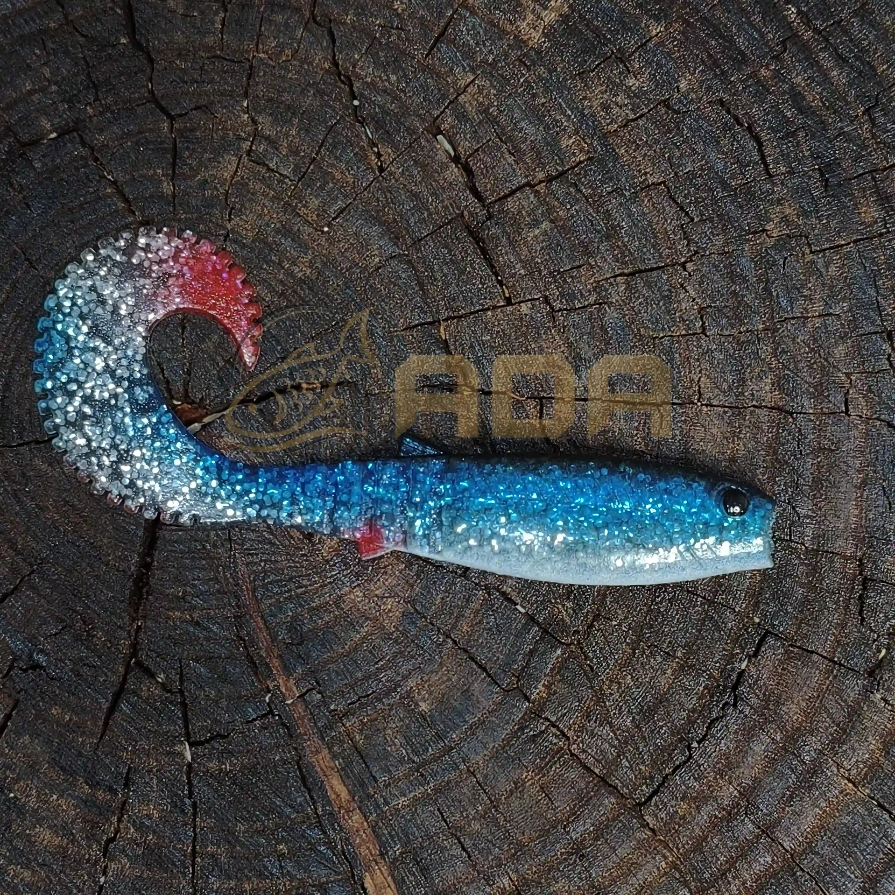 لور دم داسی رمیکسون 10,5cm - رنگ آبی زردار 
